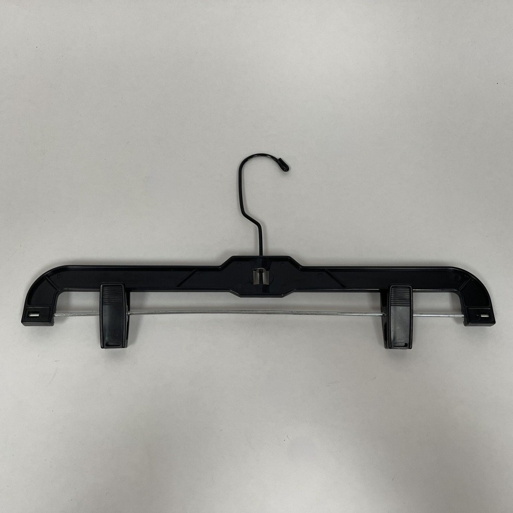 Various Brands Hangers Commercial Black for Pants Skirts‎ Lot of 50